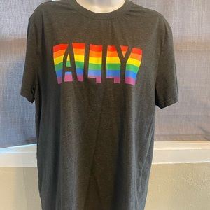 It’s pride time all year! This Ally shirt is up for grabs, worn only twice.